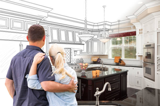 Professional Open Concept Kitchen technician working in Kingston, WA